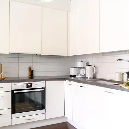 Apartamento 1br With Private Sauna And Balcony Helsínquia